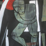 Πανσἐληνος μικτή τεχνική 60Χ80 εκ/cm fullmoon mixed media