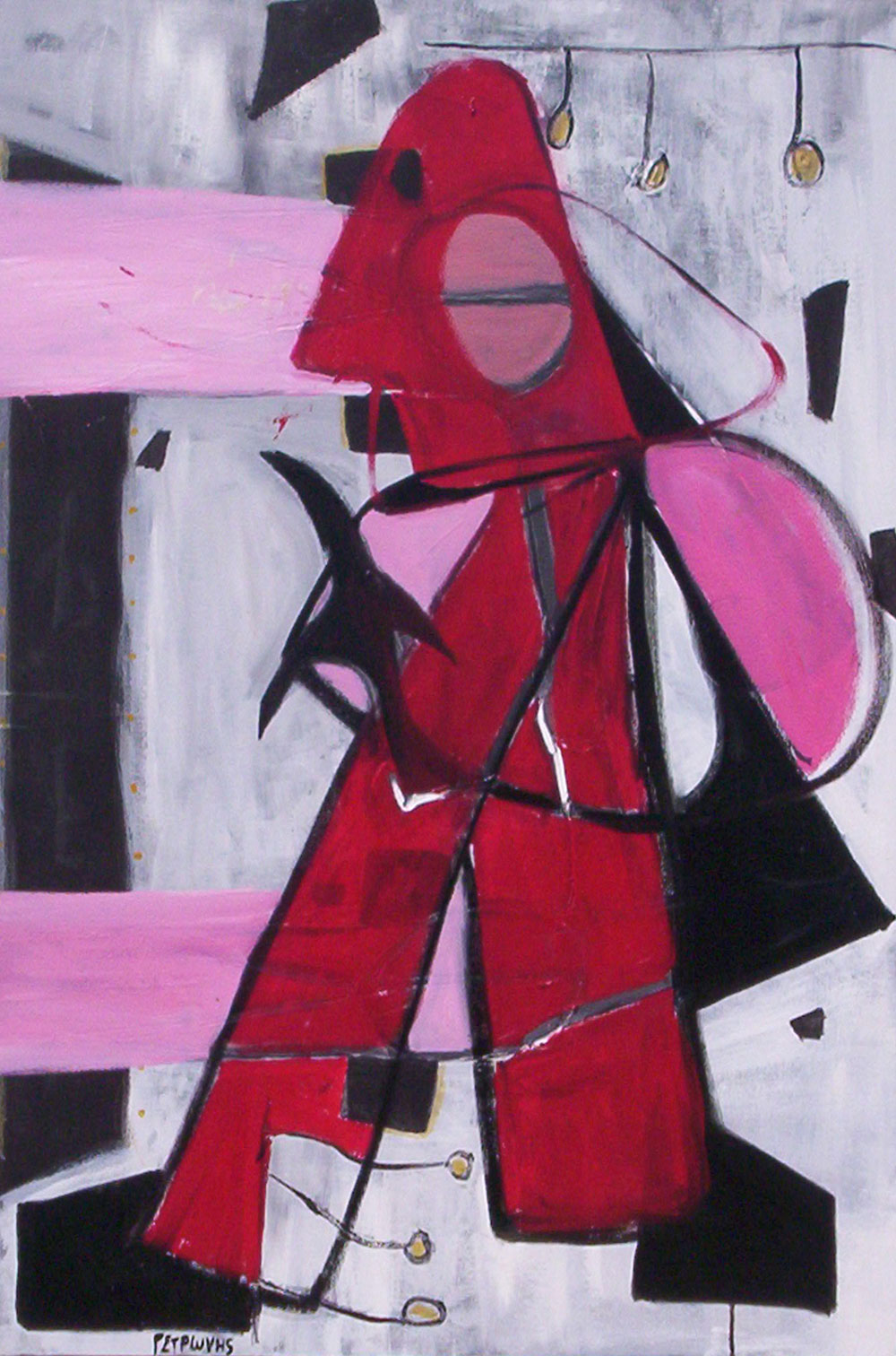 διαίσθηση μικτή τεχνική 70x100 εκ/cm intuition mixed media