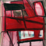 σε κόκκινη διάθεση λάδι 35x40 εκ/cm in a red mood oil