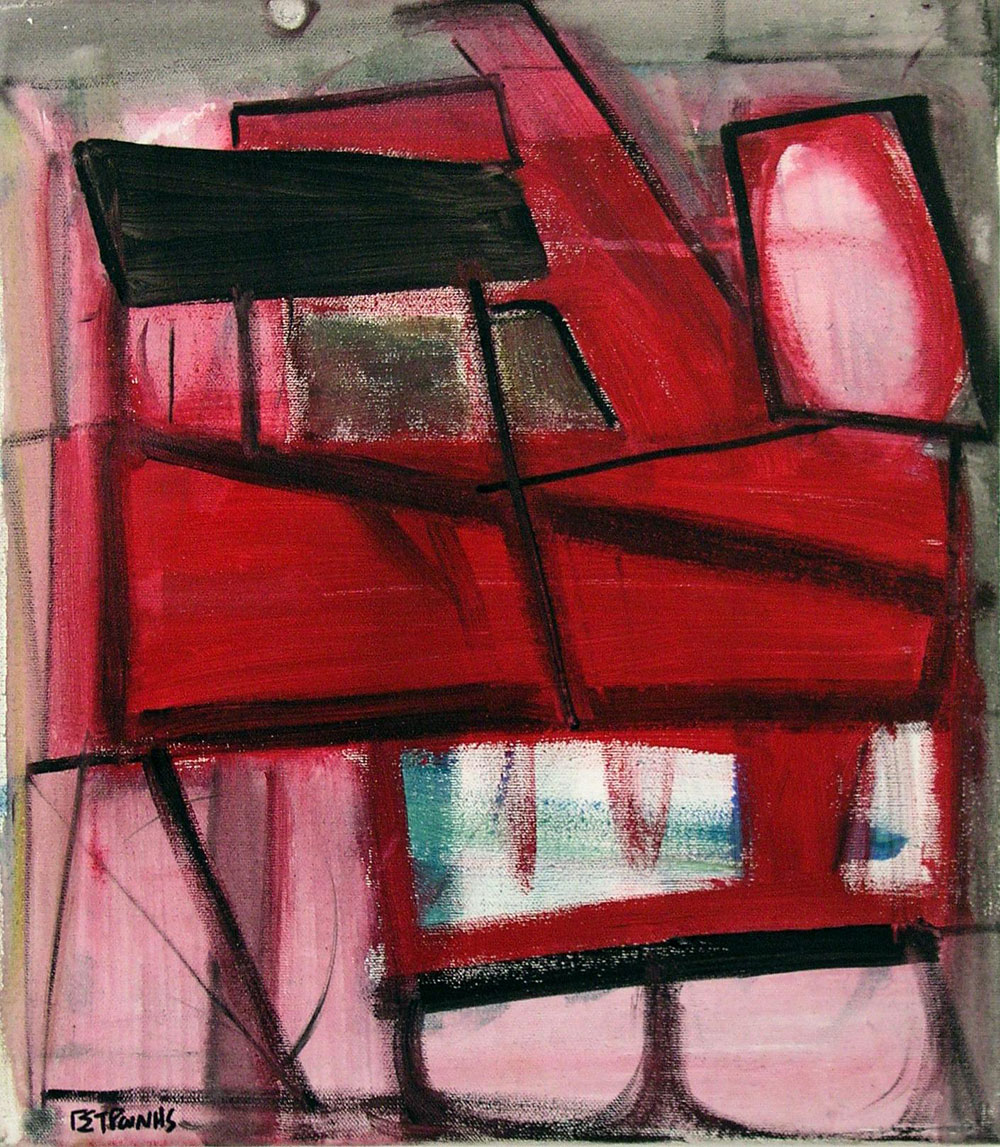 σε κόκκινη διάθεση λάδι 35x40 εκ/cm in a red mood oil